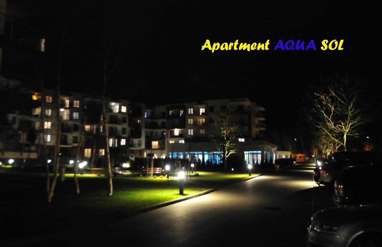 Apartment Aqua Sol Polanki Park Kolberg Schwimmbad, Parkplatz, sonnige Tarasse Exterior foto