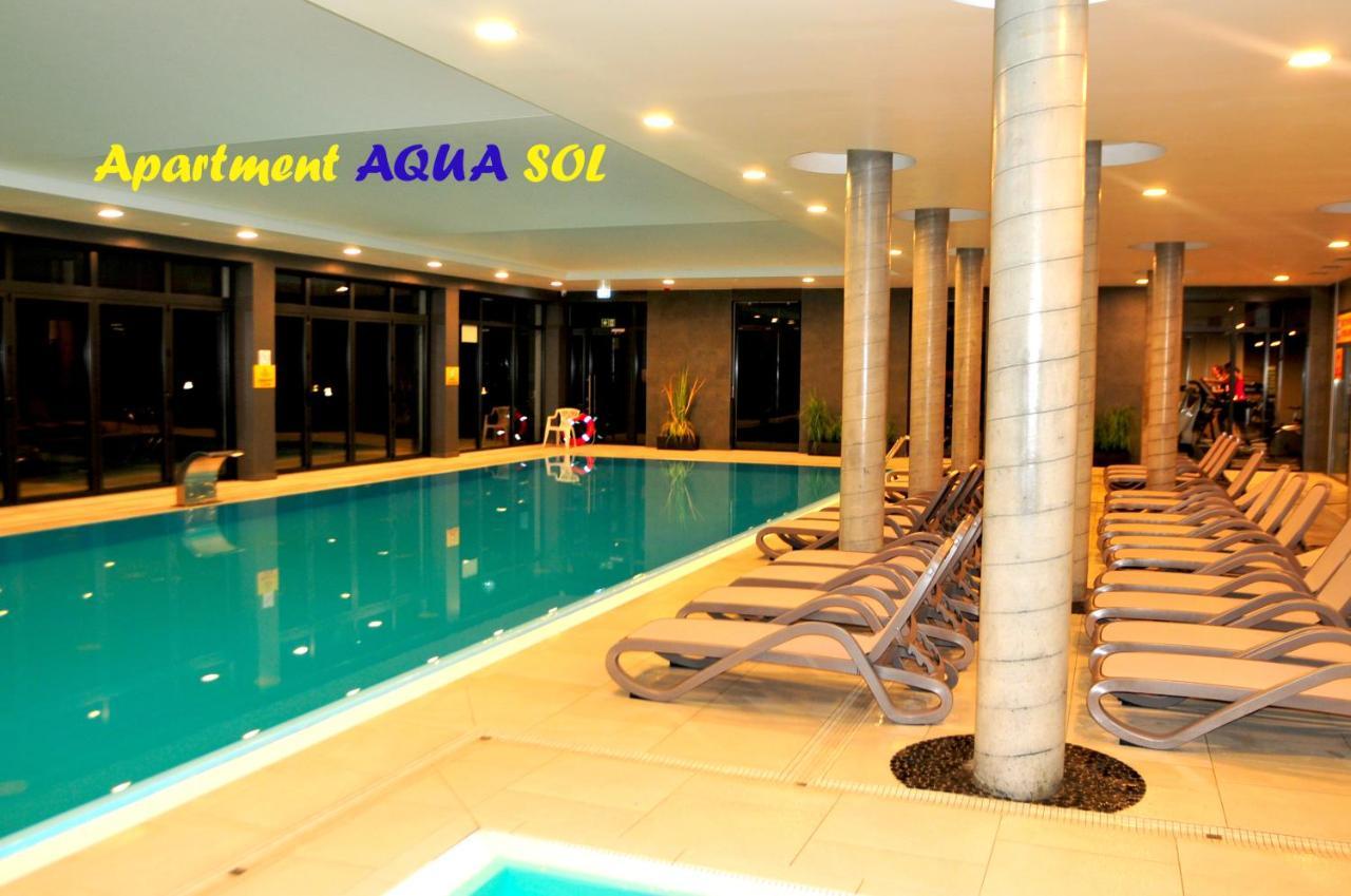 Apartment Aqua Sol Polanki Park Kolberg Schwimmbad, Parkplatz, sonnige Tarasse Exterior foto